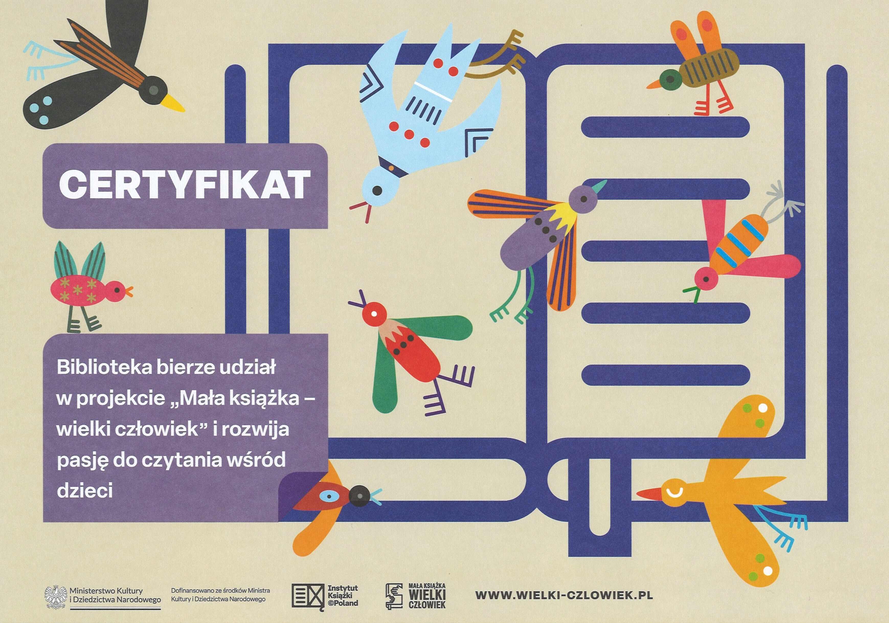 Certyfikat kampanii społecznej Wielki Człowiek