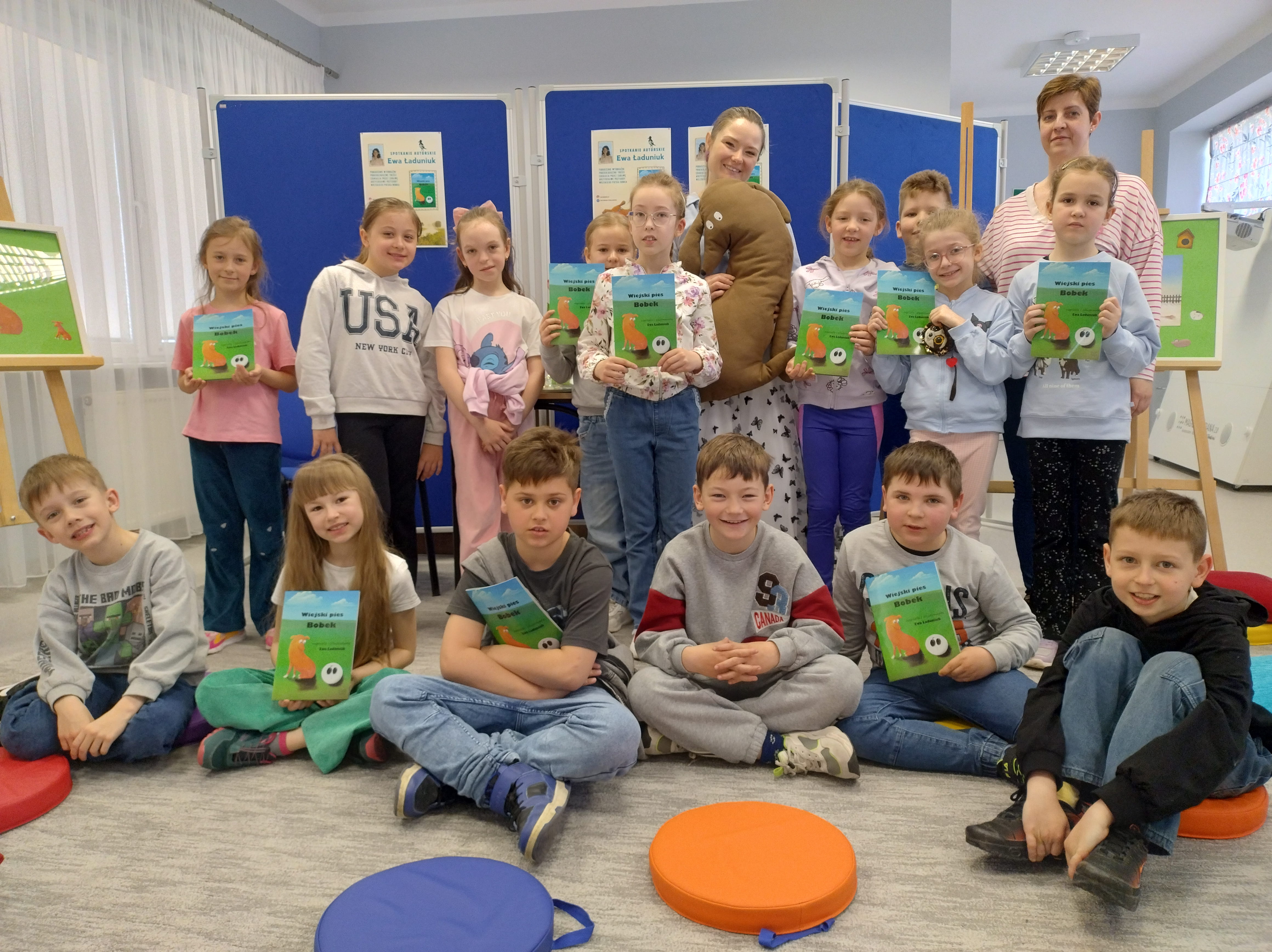 Spotkanie autorskie w&nbsp;bibliotece w&nbsp;Okszowie